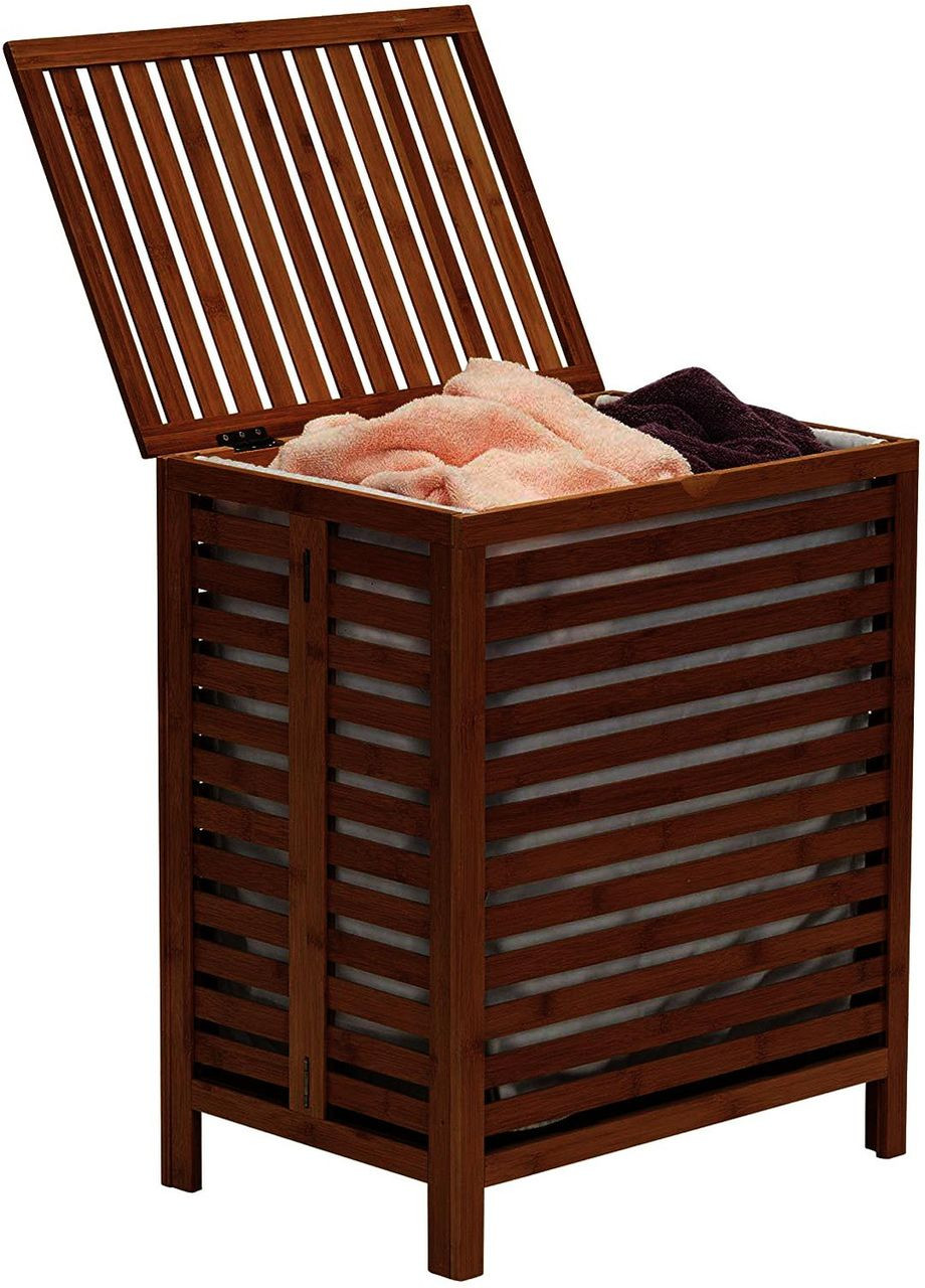 Кошик для білизни з дерева Бурірам савоярді (КЗБ-000615) No Brand (328293339)