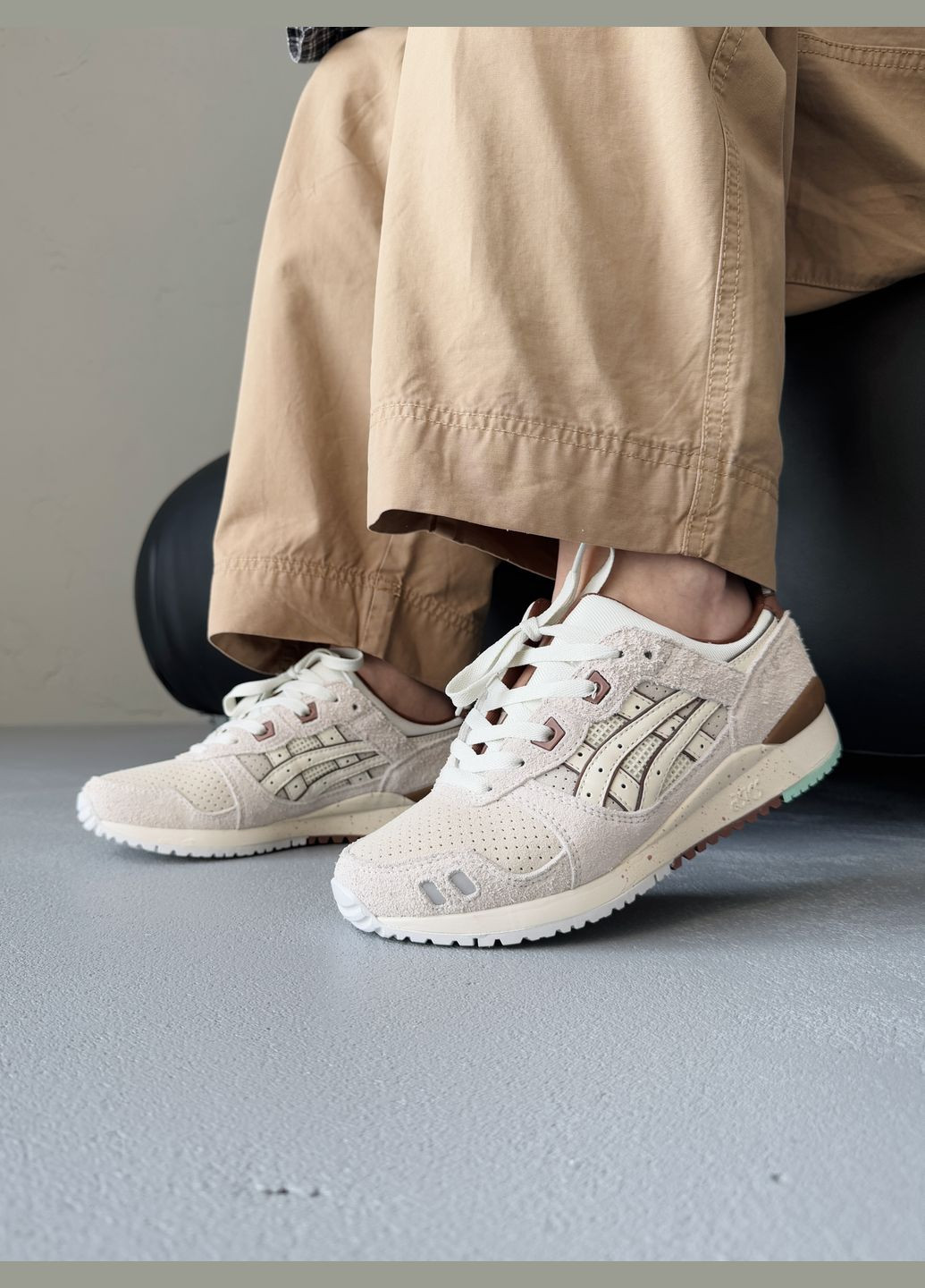 Кросівки жіночі Asics Gel-Lyte III Beige | Асікс Гель Лайт 3 бежеві No Brand бежеві демісезони (340055422)