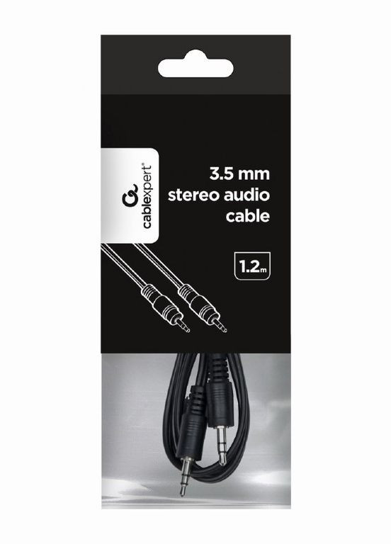 Аудио-кабель 3.5 мм – 3.5 мм (M/M), 1.2 м, Black (CCA-404) Cablexpert (336951469)
