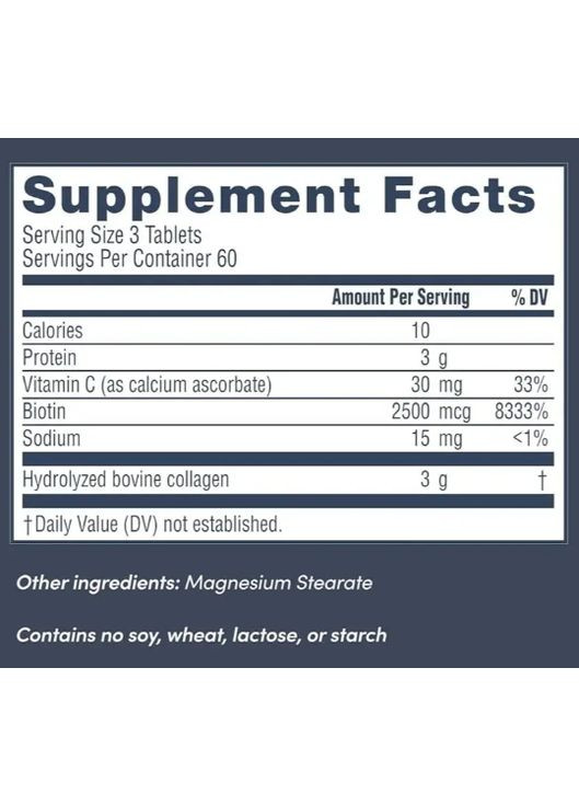 Cуперколаген із вітаміном C та біотином Super Collagen Plus + Vitamin C & Biotin 180 таб. Neocell (355803749)