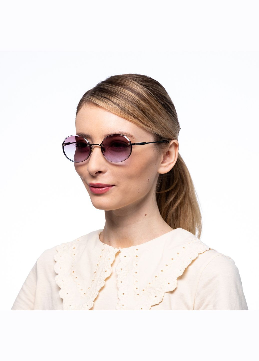 Сонцезахисні окуляри Еліпси жіночі LuckyLOOK 890-818 (289359929)