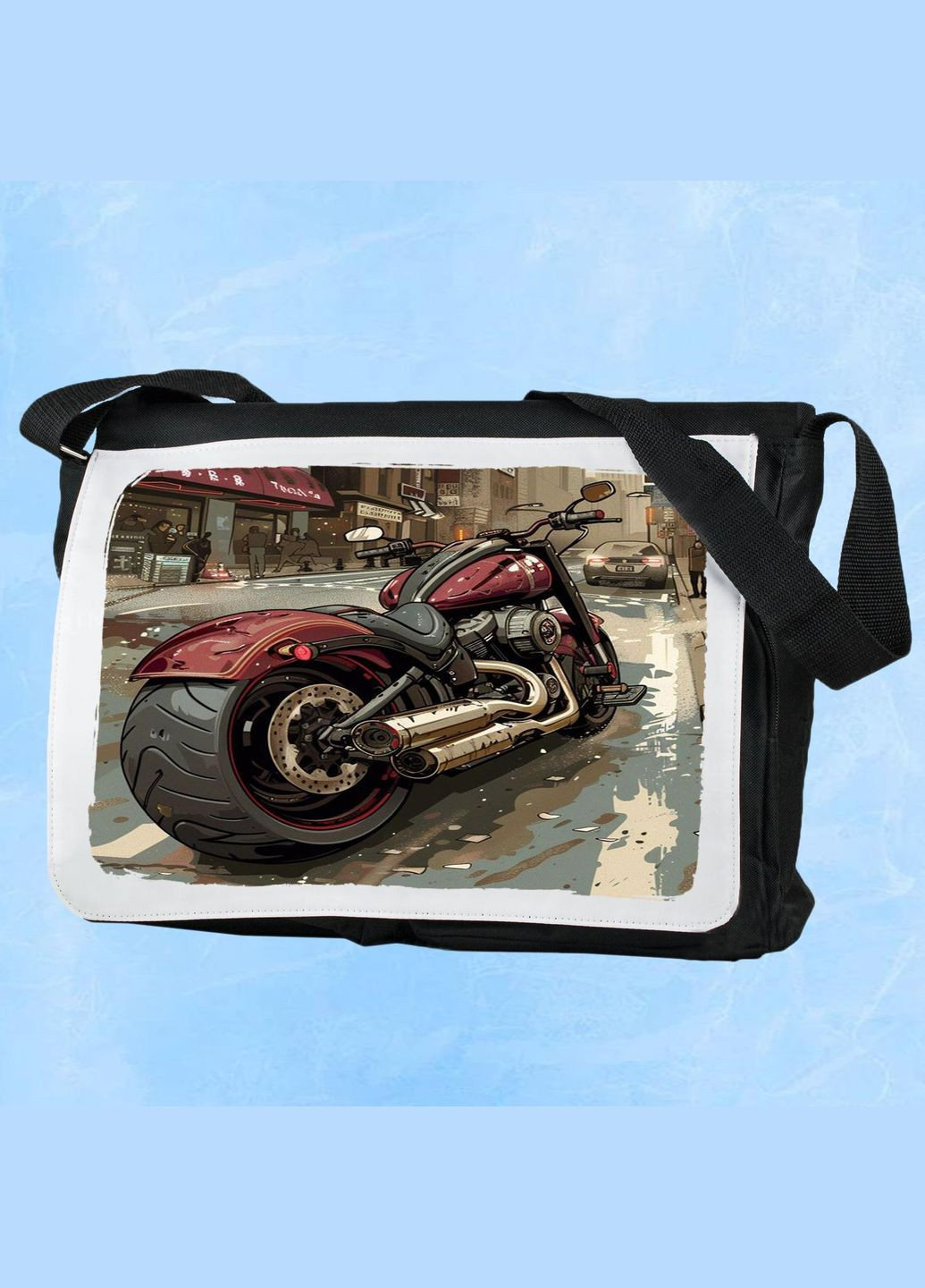 Чоловіча (жіноча) сумка через плече для спортзалу дорожня універсальна Art #001 Чорний No Brand (322119088)