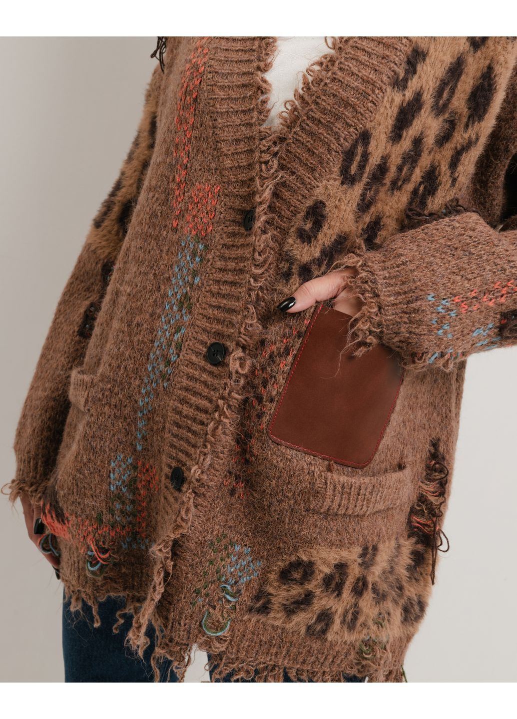 Кардиган жіночий антрацит MYD (364487736)