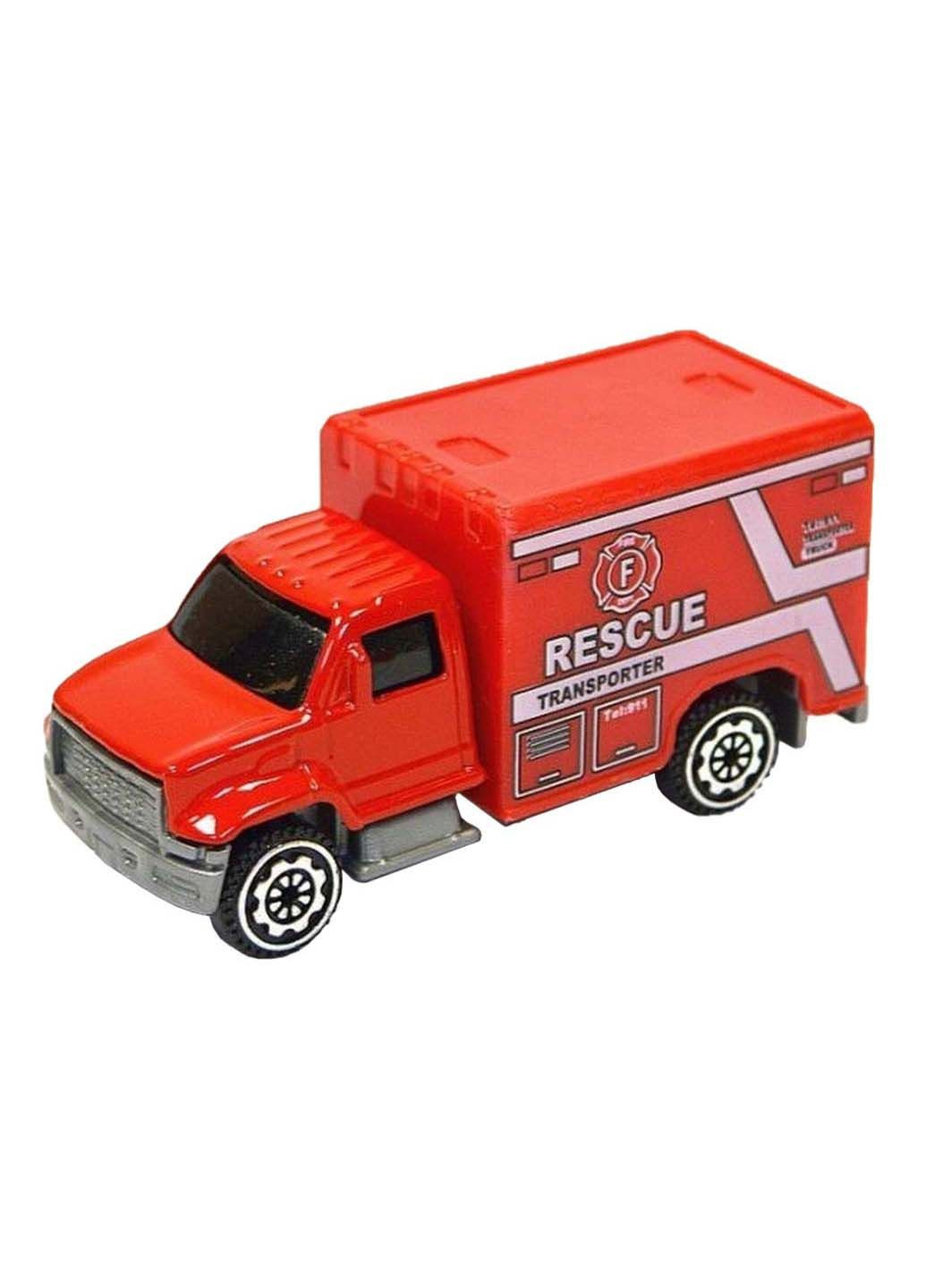 Машинка игрушечная Спецтехника 7637 масштаб 1:64 металлическая Rescue АВТОПРОМ (293939953)