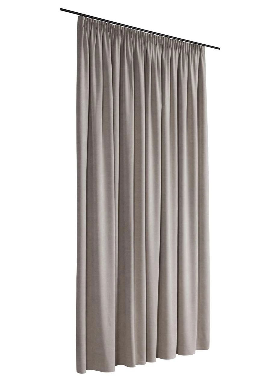 Шторы из матового шенила 2шт 3,5м х от 2,5м до 3м HYGG (370367414)