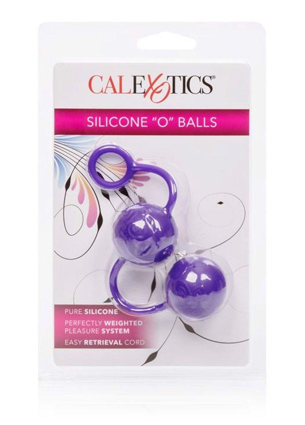 Вагинальные шарики силиконовые Posh Silicone O Balls фиолетовые California Exotic (289783113)