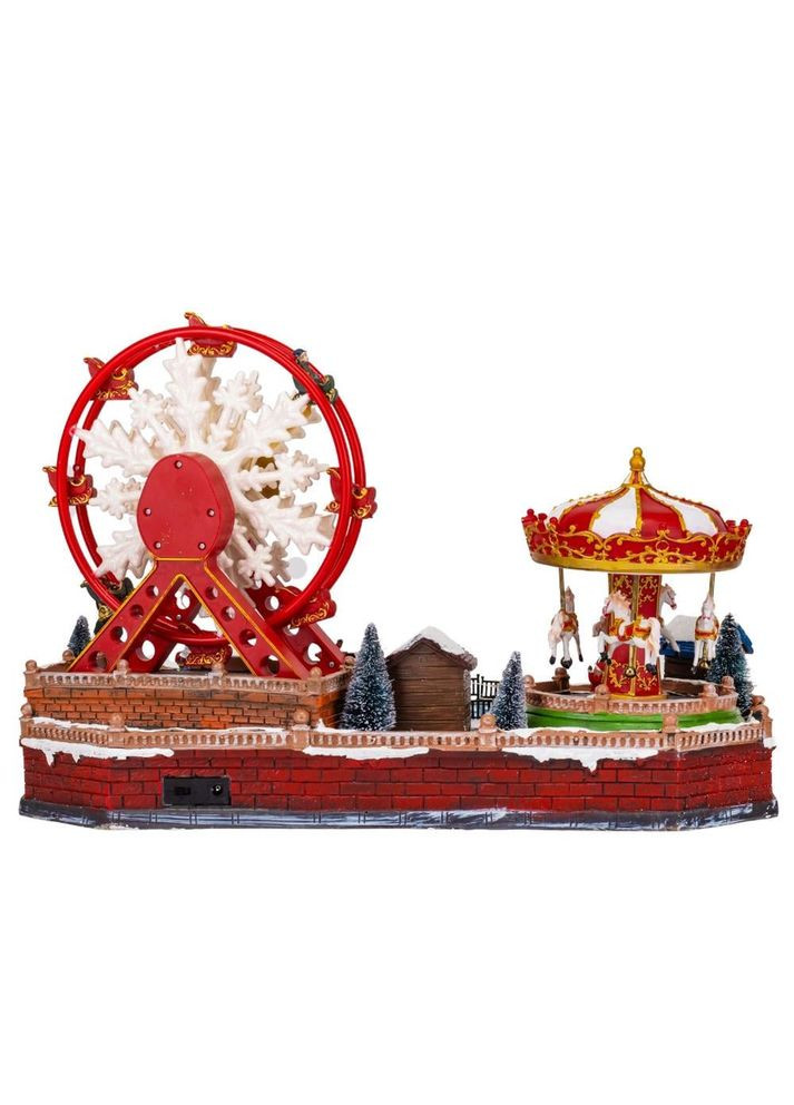 Карусель новорічна Різдвяне колесо 32х48 см ELISEY (366215072)