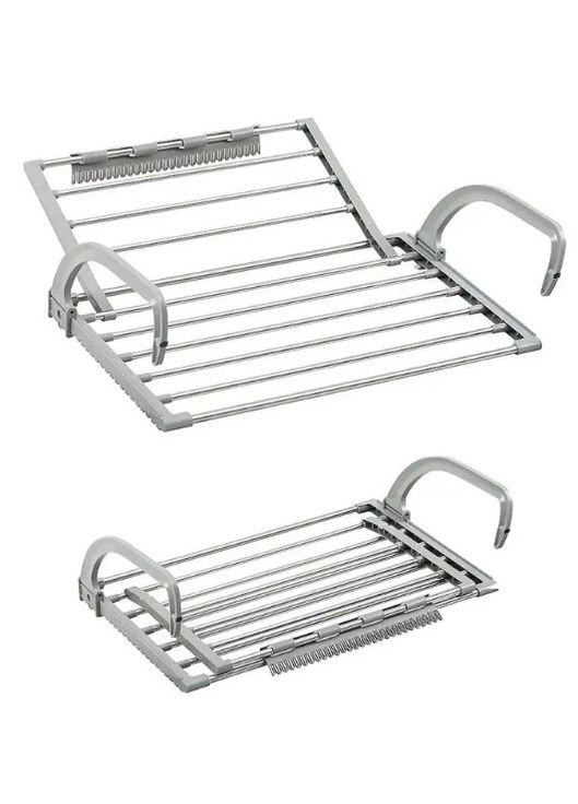 Навесная сушилка для белья на подоконник и радиатор 3869B Полка сушилка для одежды и обуви No Brand (305576148)