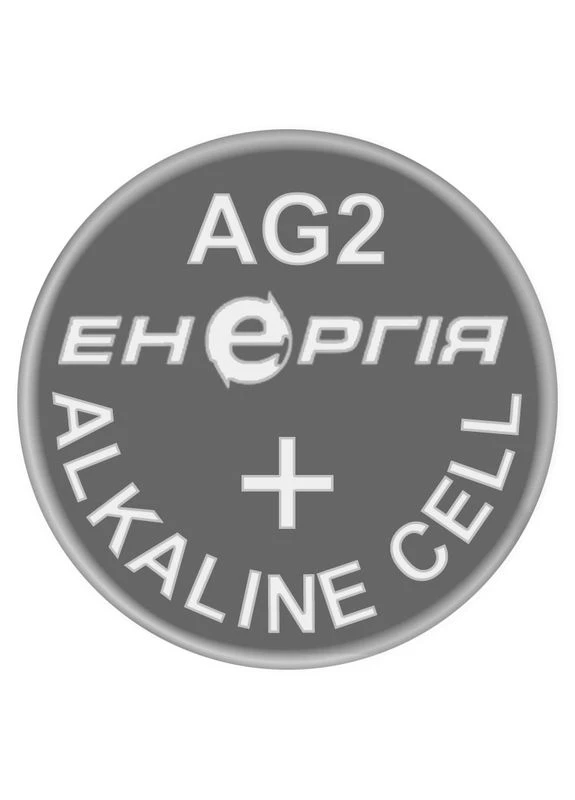 Батарейка часовая щелочная, Alkaline AG2 (LR59) 1.55V, щелочная, 1 шт., для часов и фотоаппаратов Енергія (397055260)