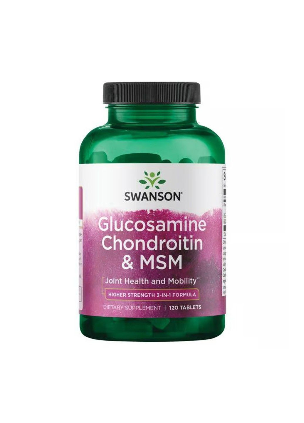 Глюкозамін, хондроїтин і МСМ, 120 таблеток Swanson (351370749)