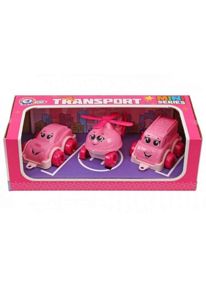 Дитячий іграшковий набір "Транспорт Міні" 8003TXK у наборі 3 штуки No Brand (330017853)