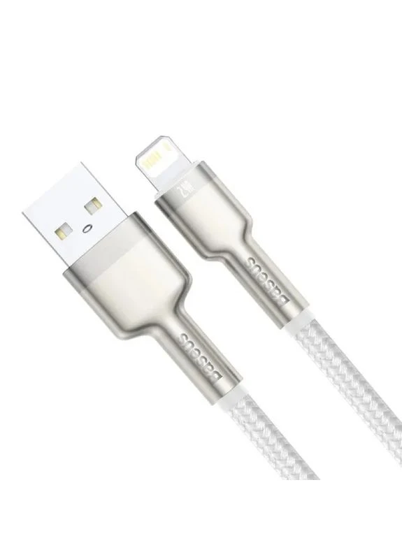 Кабель USB to Lightning Baseus Cafule 2.4A 1м алюміній No Brand (402843975)