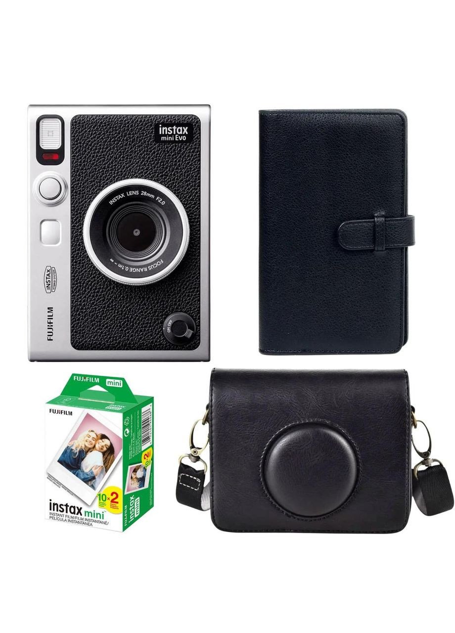 Подарочный набор камера Instax Mini EVO, Фотобумага 20 шт, Чехол, Фотоальбом 108 фото Fujifilm (329191828)