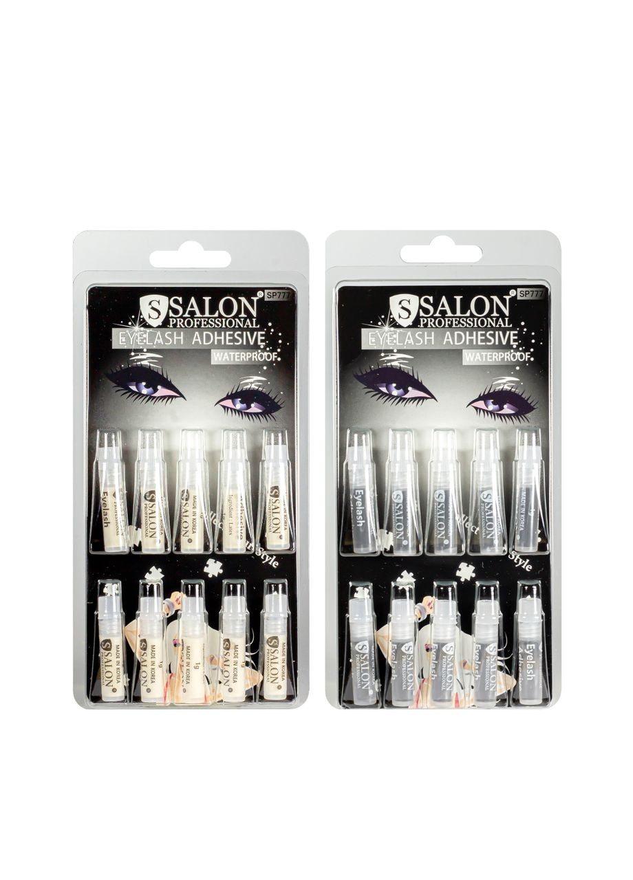 Клей для вій графітовий, Темно-сірий Salon (367991445)