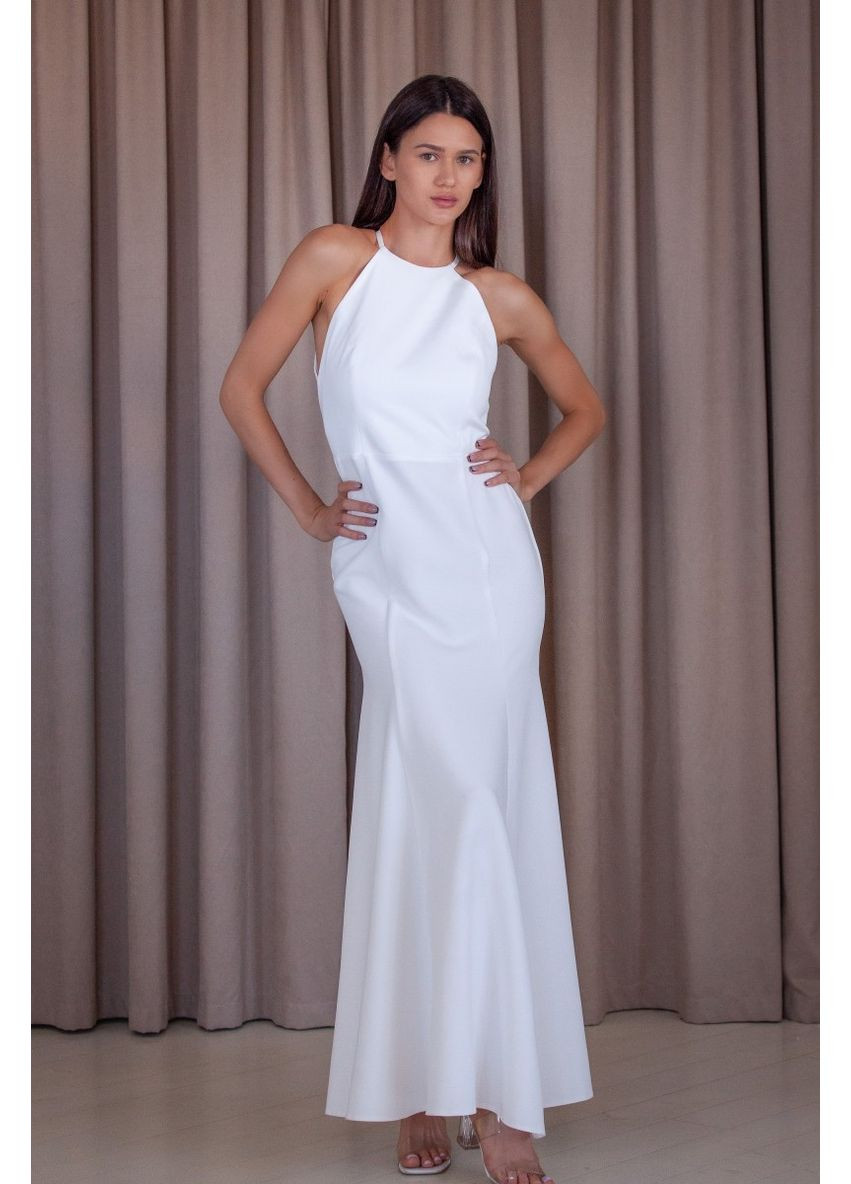 Білий вечірня плаття WINN однотонна