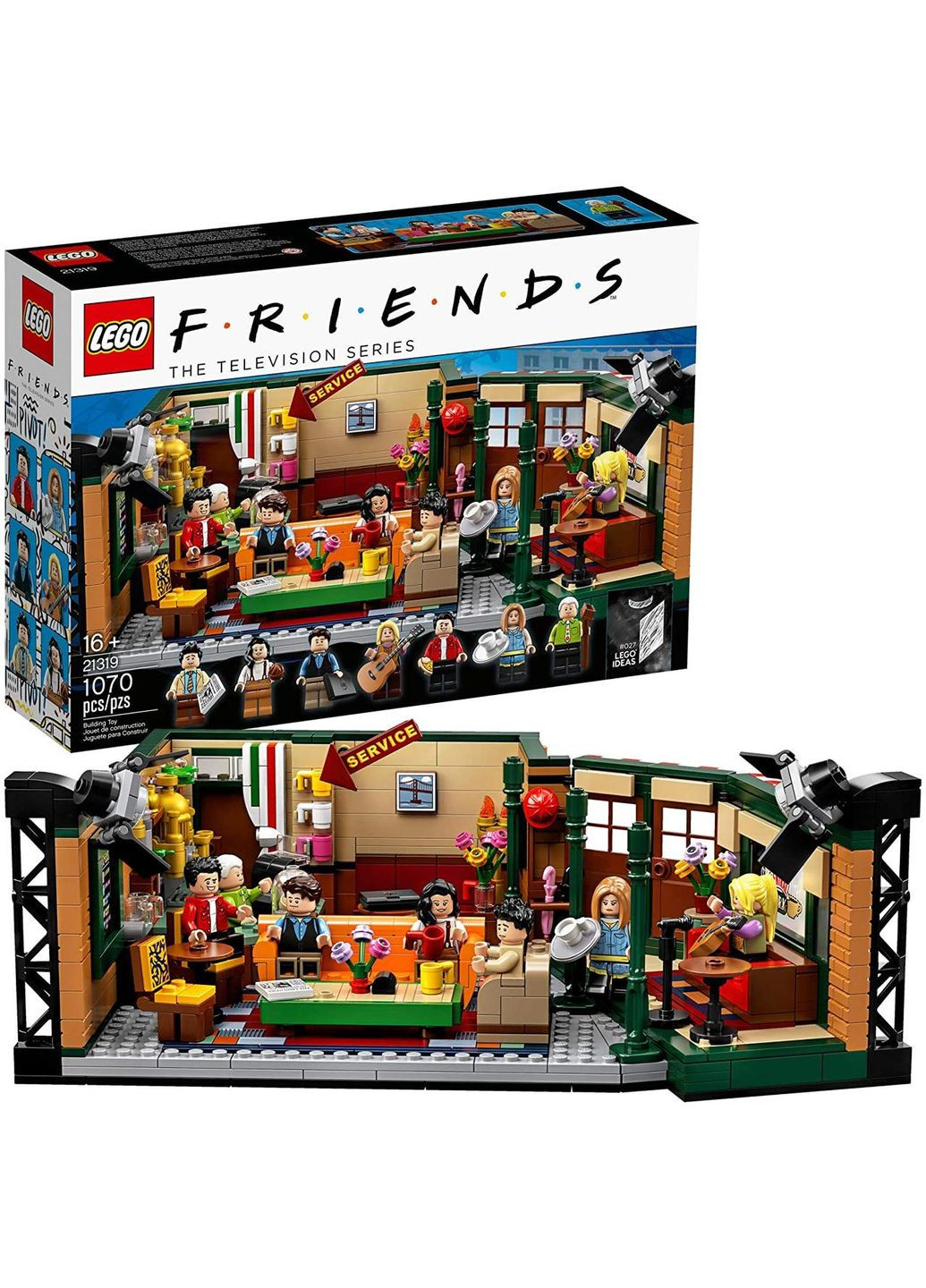 Ideas Центральная кофейня 1070 деталей (21319) Lego (304055656)