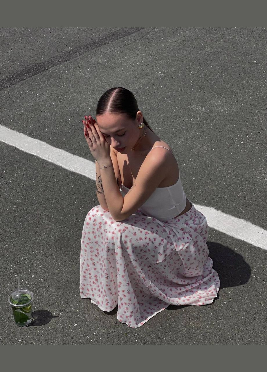 Спідниці максі у квітковий принт Adelante (322930971)