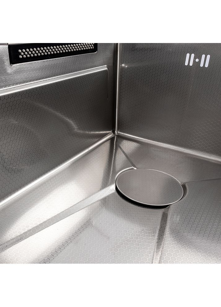 Мийка кухонна сатин Handmade "Водоспад" (ДЕКОР) 75х45B Valeso (353746817)