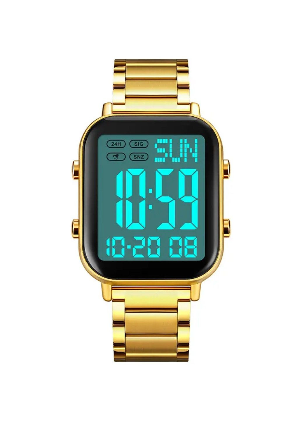 Мужские наручные часы 2259 (Золотистые с белым) Skmei (314483419)