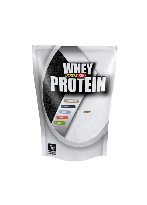 Протеин Whey Protein, 1 кг - Клубника со сливками Power Pro (380865086)