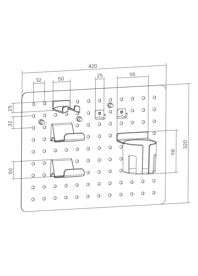 Органайзер WO600W White OfficePro (370617415)