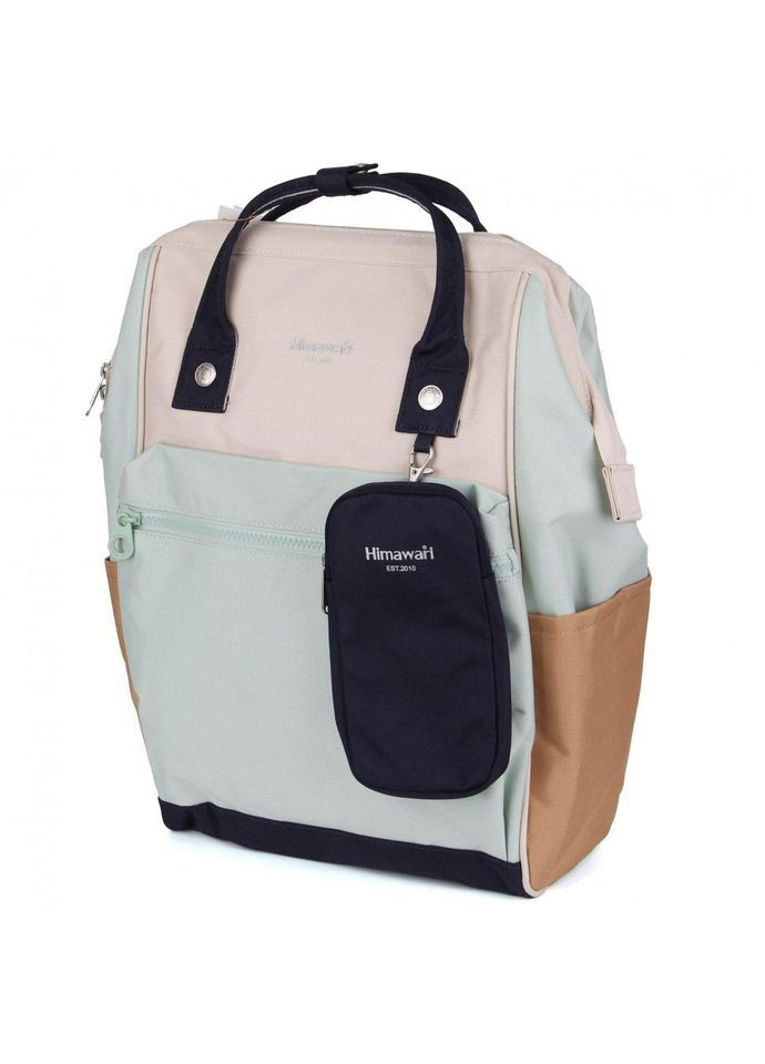 Рюкзак жіночий текстильний на 1 відділення розмір 28×40×17 см 1027 - 14 різнокольоровий Himawari (373036031)