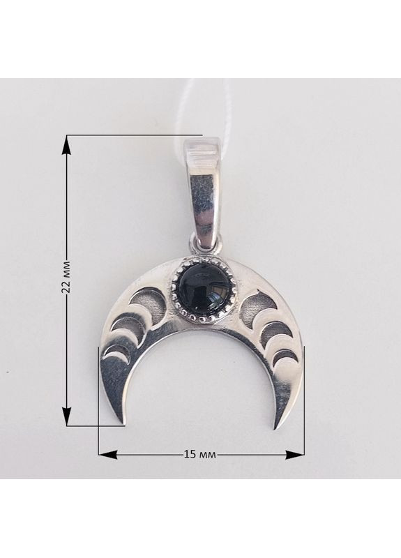 Кулон Лунниця із срібла з авантирином No Brand (370438676)