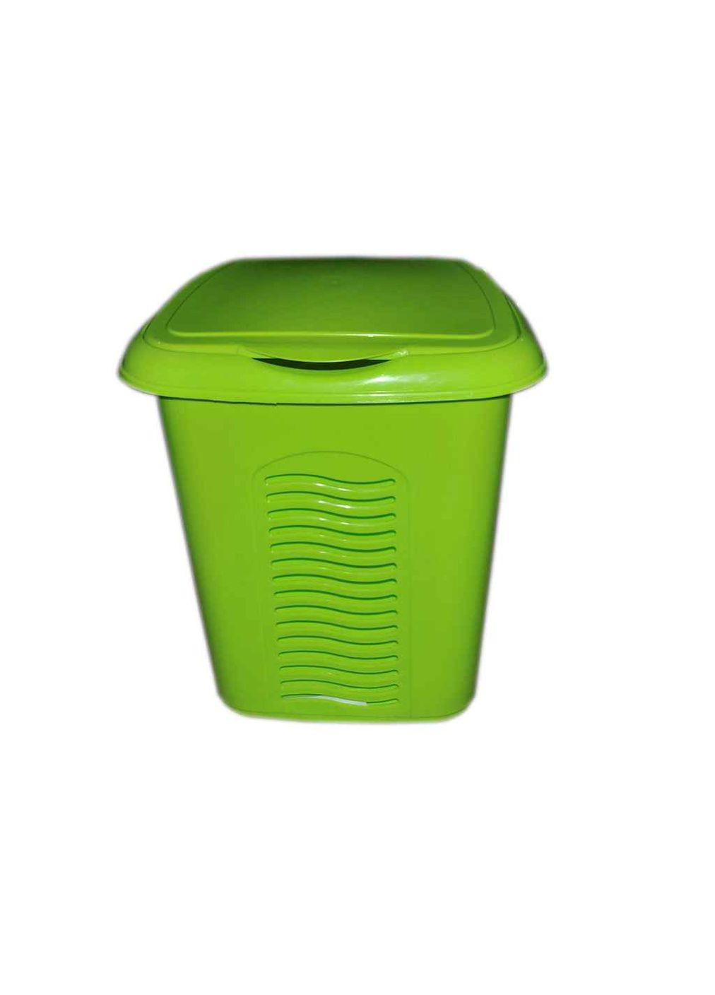 Корзина для белья 40л прямоугольная малая салатная Консенсус (363327268)