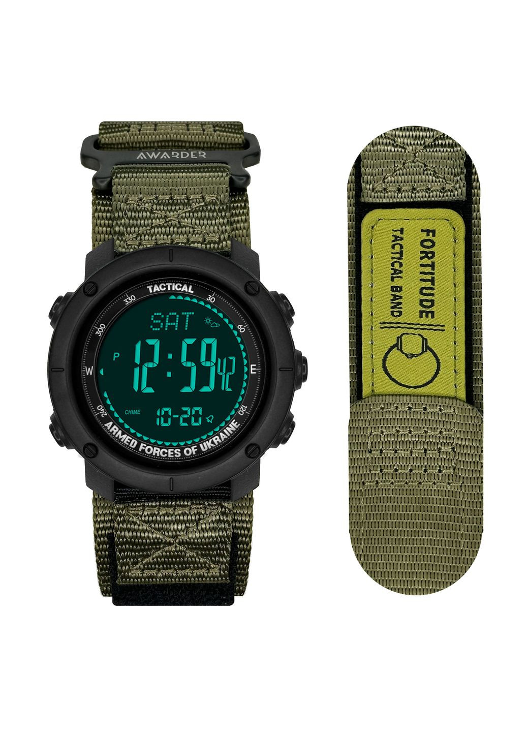 036 Nylon Black-Army Green Awarder (372947104)