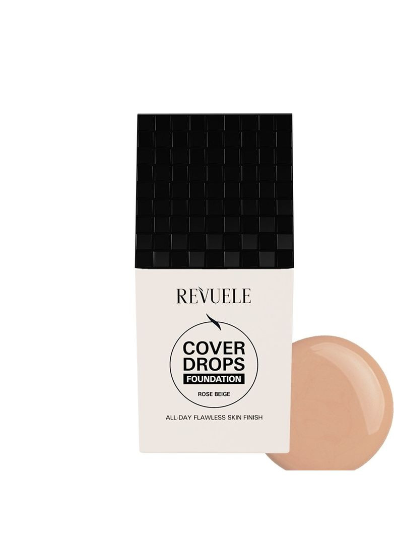 Тональна основа під макіяж Cover Drops Персиковий, 35 мл REVUELE (360714437)