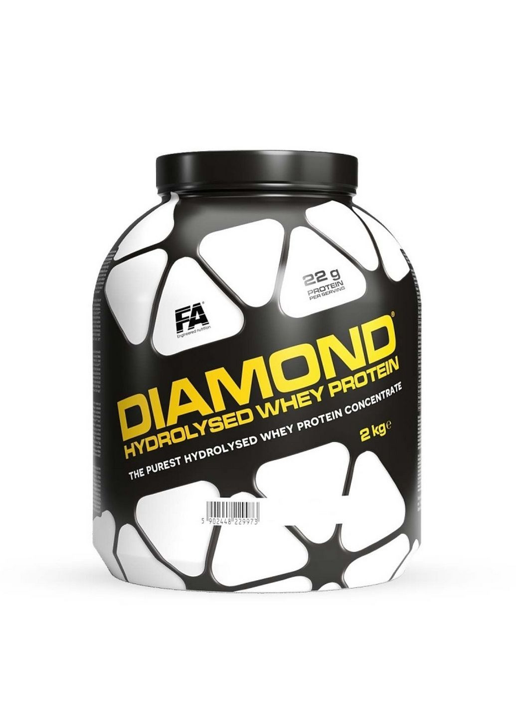 Протеин Diamond Hydrolyzed Whey Protein, 2 кг Ваниль Fitness Authority (293480645)