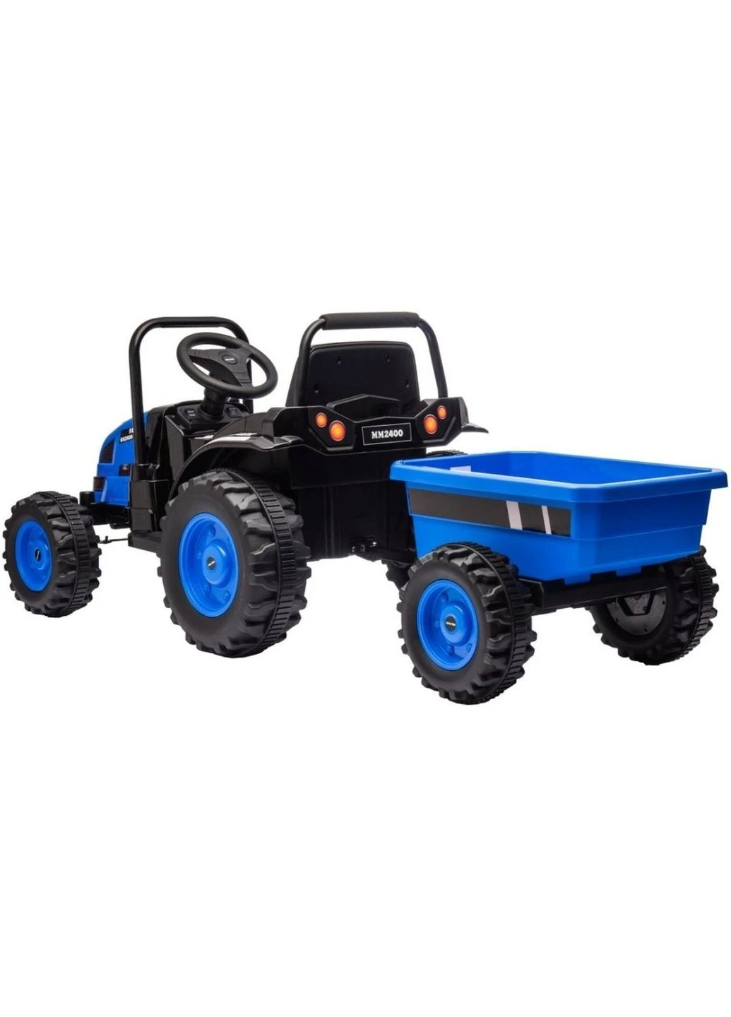 Детский трактор на аккумуляторе Farmer ( ) с прицепом: аккумуляторный трактор 2x45W, Bluetooth, MP3, звук двигателя Milly Mally (393749526)