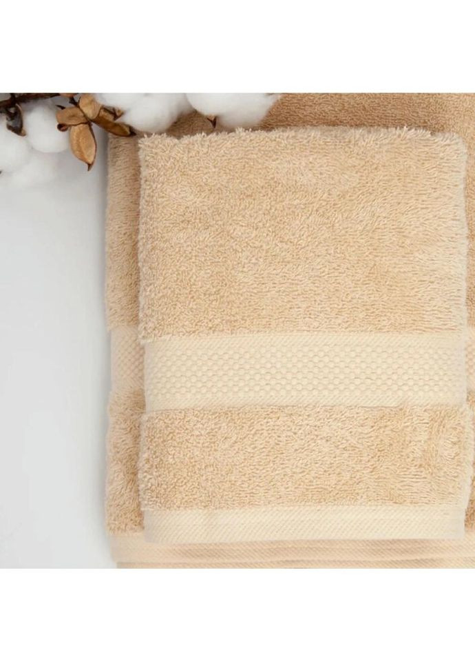 Полотенце для лица банное Honey Beige Р-04138-27853 70х140 см бежевое ТЕП комбинированный