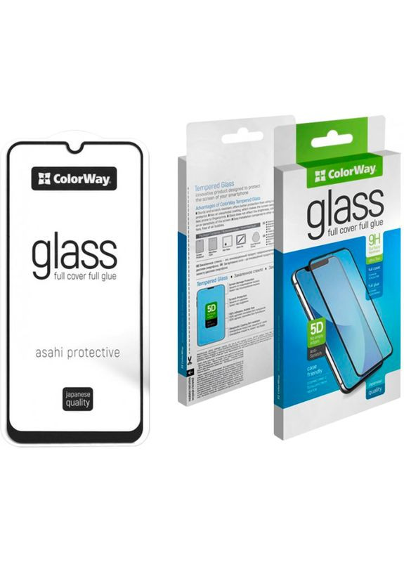 Защитное стекло Nokia C22 Black (CWGSFGNC22-BK) Colorway (316696558)