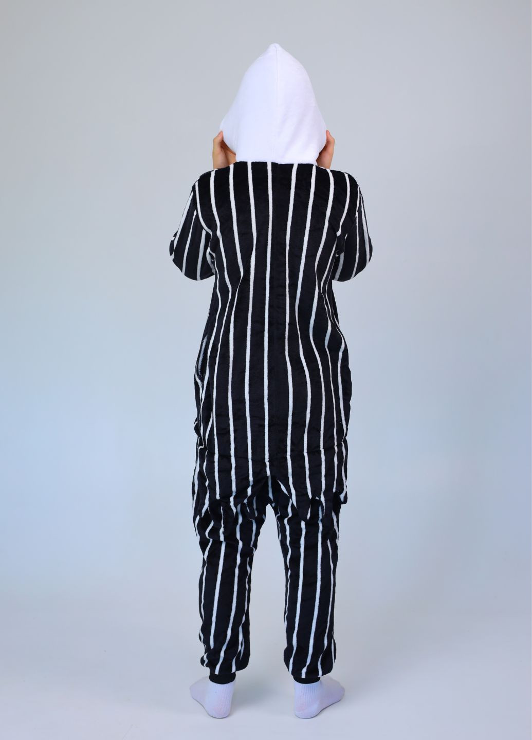 Кігурумі чоловіче Джек Скеллінгтон у смужку піжама на блискавці (1132/1) My Kigu (360957128)