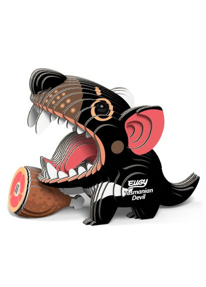 Пазл 3D Зоопарк Тасманский дьявол (XEG-035) Eugy 3D Зоопарк Тасманійський диявол (366158473)