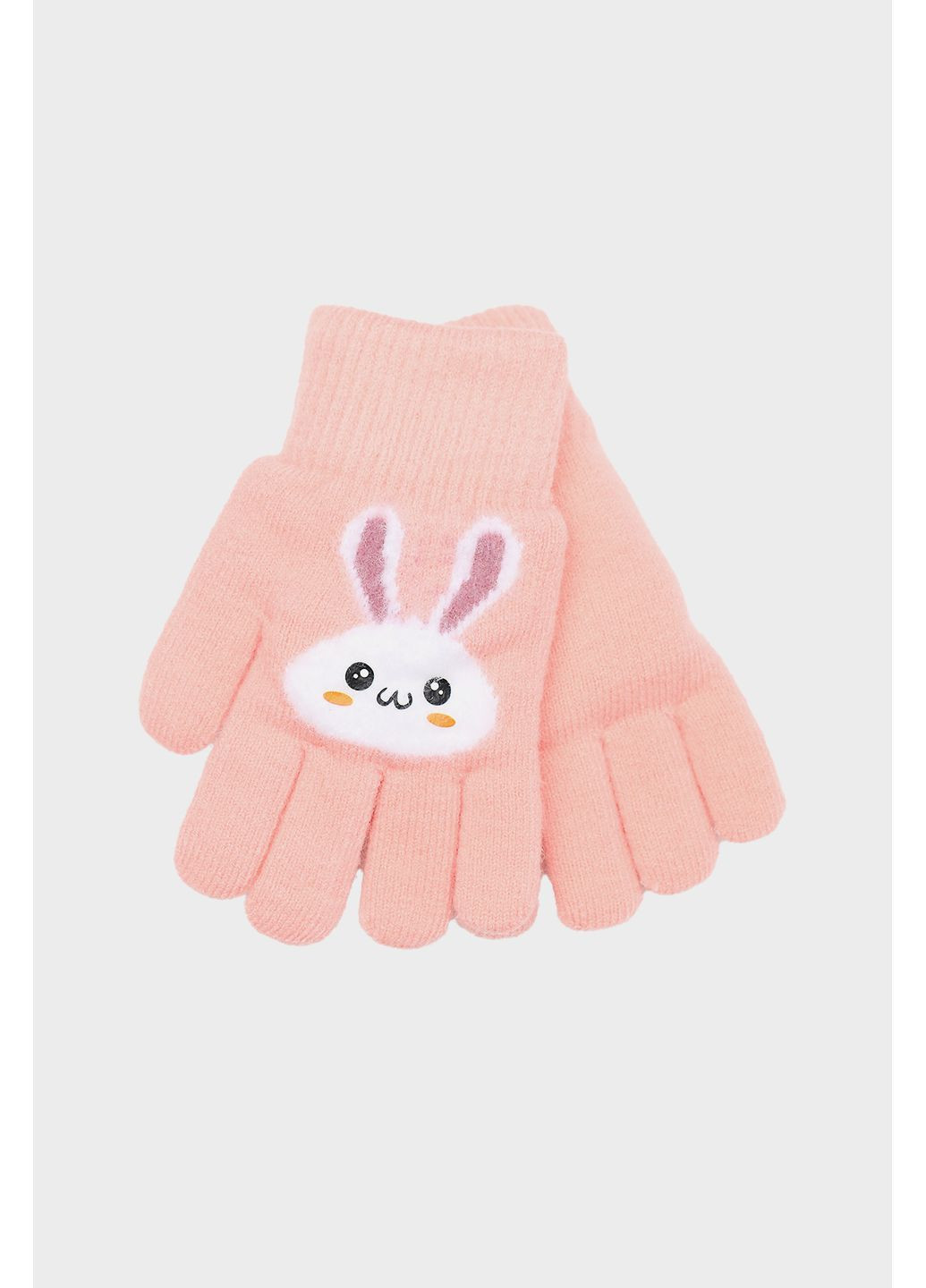 Перчатки для девочки цвет персиковый ЦБ-00285001 Rubi (365699725)