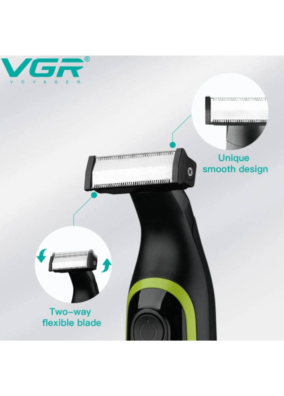 Тример для бороди та вусів акумуляторний VGR V-017 (280931034)