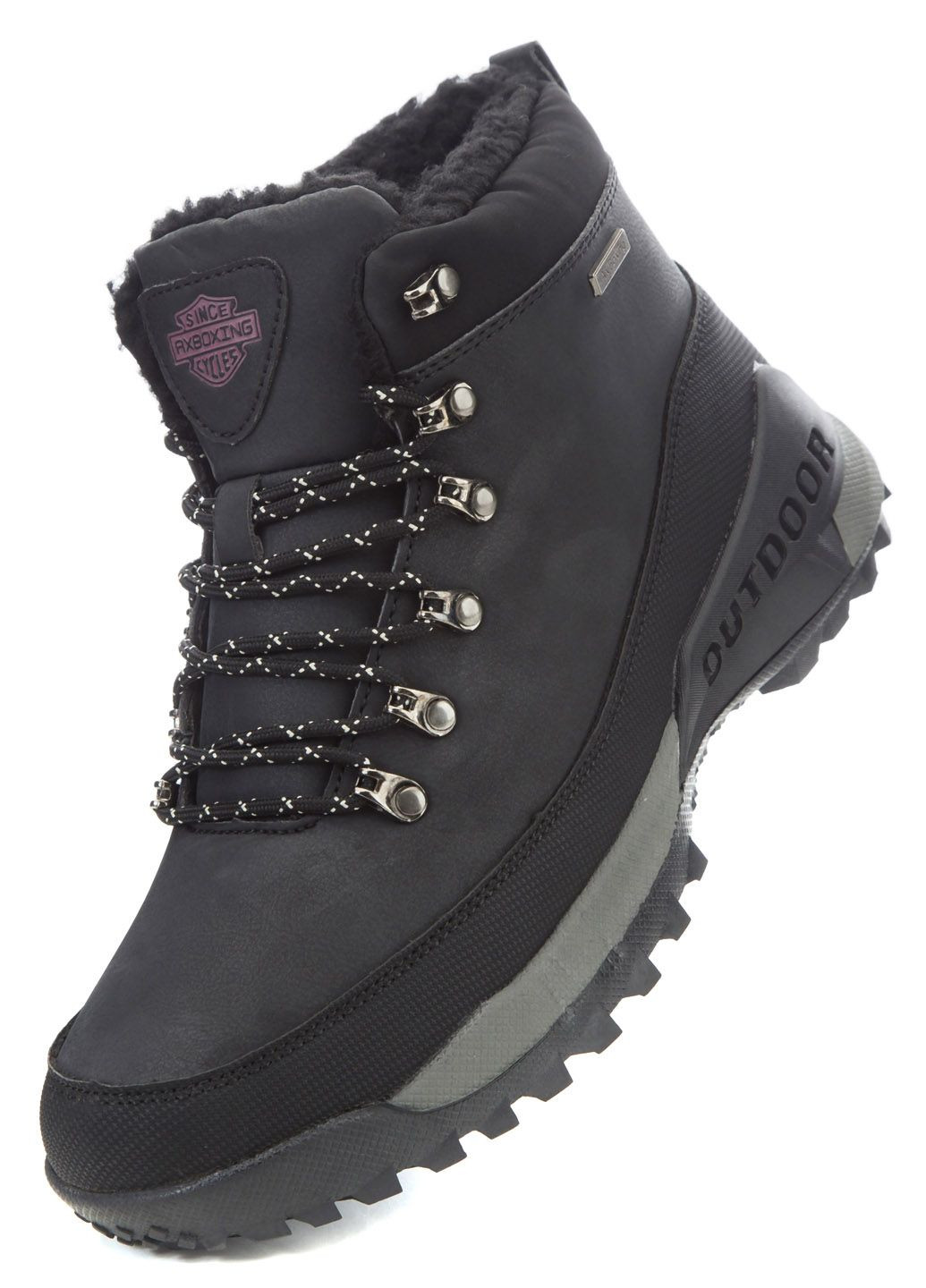 Черные зимние ботинки мужские Navigator