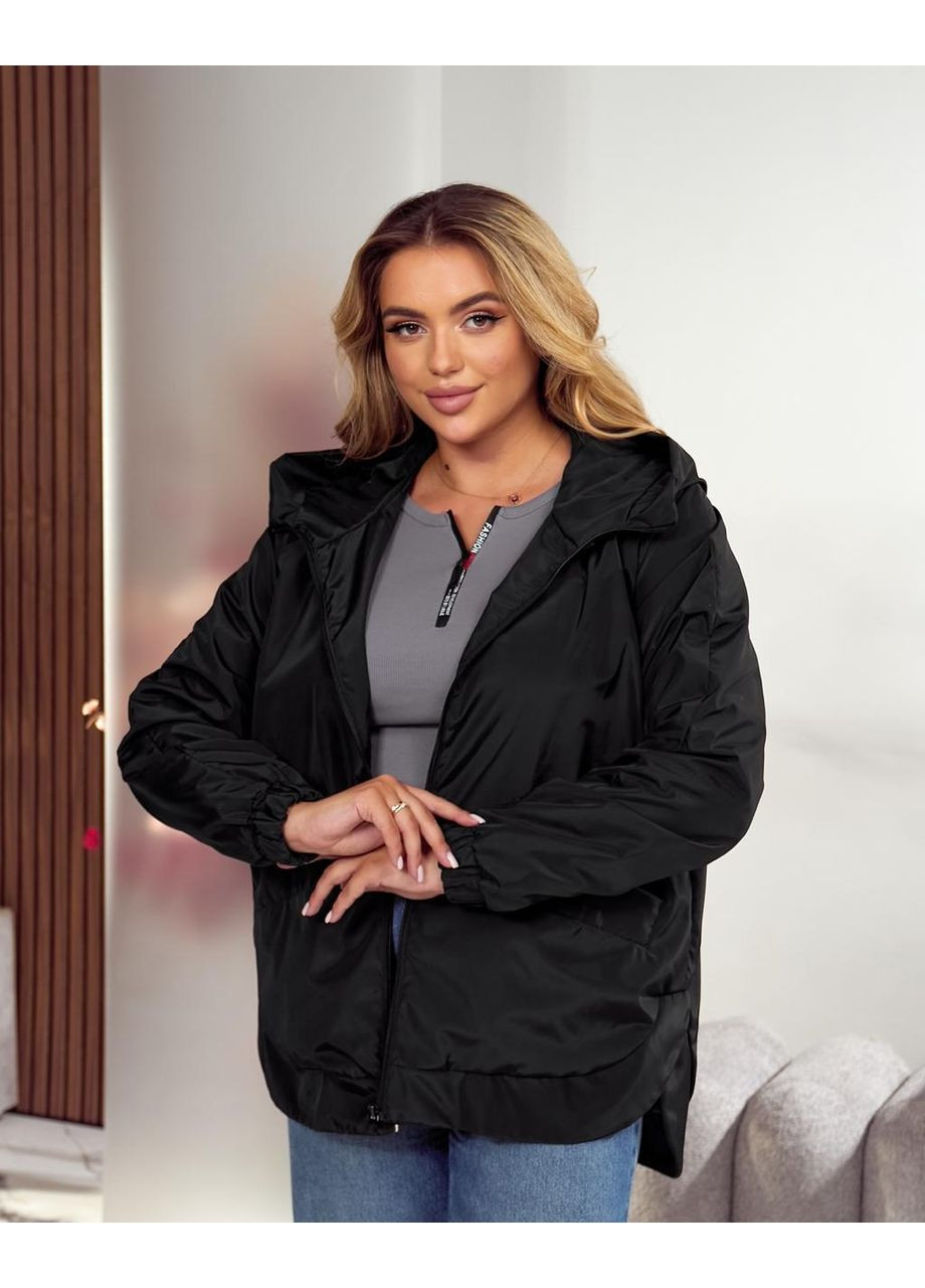 Вітровка жіноча з капюшоном весна осінь No Brand (359398397}