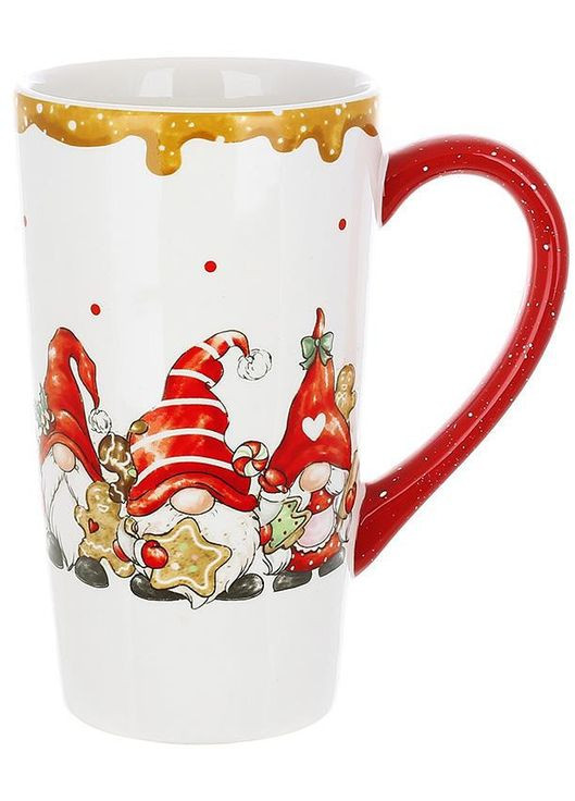 Кружка керамічна висока "Гноми з Пряниками" 550мл BonaDi (330137631)