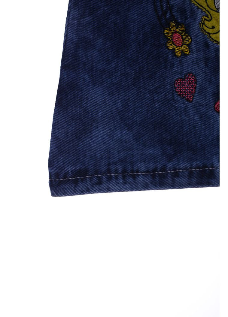 Синіти джинсовий сарафан з дівчинкою синій akira 98 см (44798) BABYKROHA (323469691)