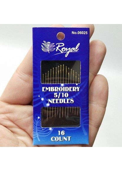 Иглы 16шт 5/10 для ручного шитья (06025) Plus-plus (352747006)