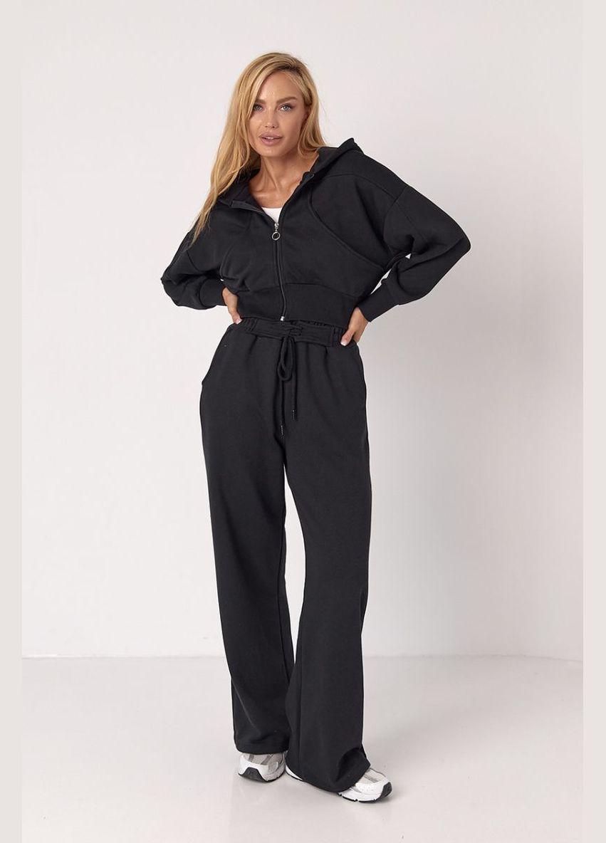 Спортивний костюм з коротким худим і штанами зі шнурівкою на поясі 0573 Lurex (315799408)