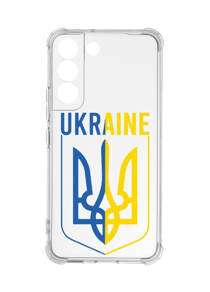 Чохол із потовщеними кутами на Samsung Galaxy S22:: Тризуб (патріотичний принт 254) Creative (360682320)