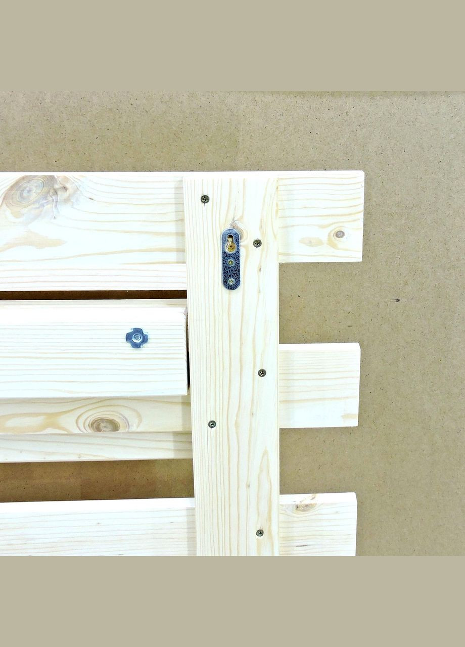 Полка настенная для цветов из дерева Бразилиа 100 бланже (ЦВС-900401) No Brand (328227562)