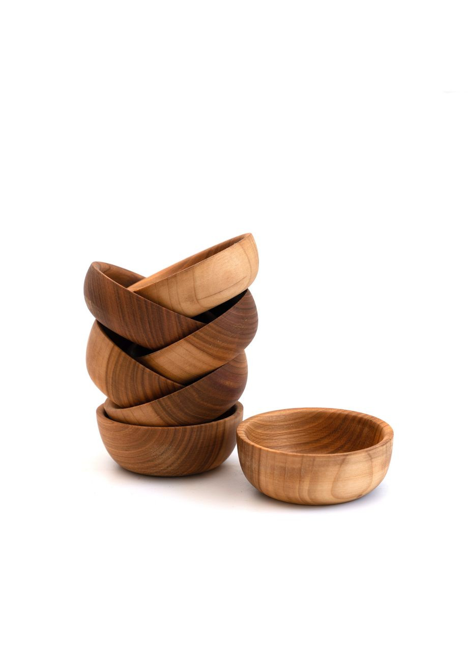 Деревянная миска пиала d11 см дуб, черешня, ясень No Brand (325482204)