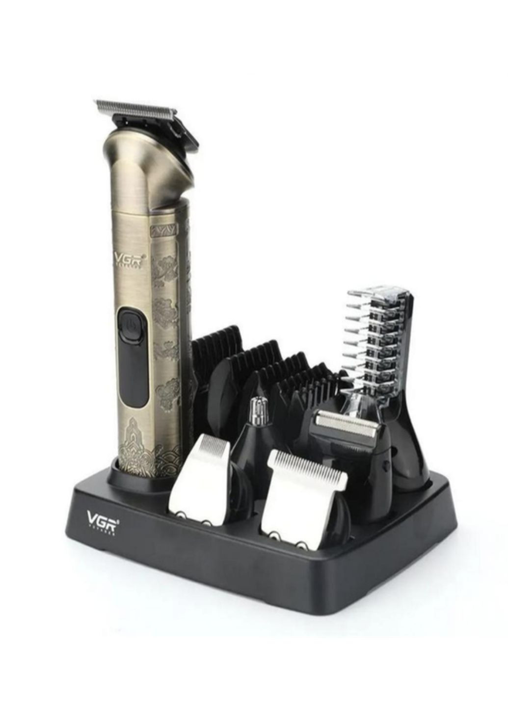 Аккумуляторный набор 6в1 машинка для стрижки волос V 109 с насадками VGR (317416667)