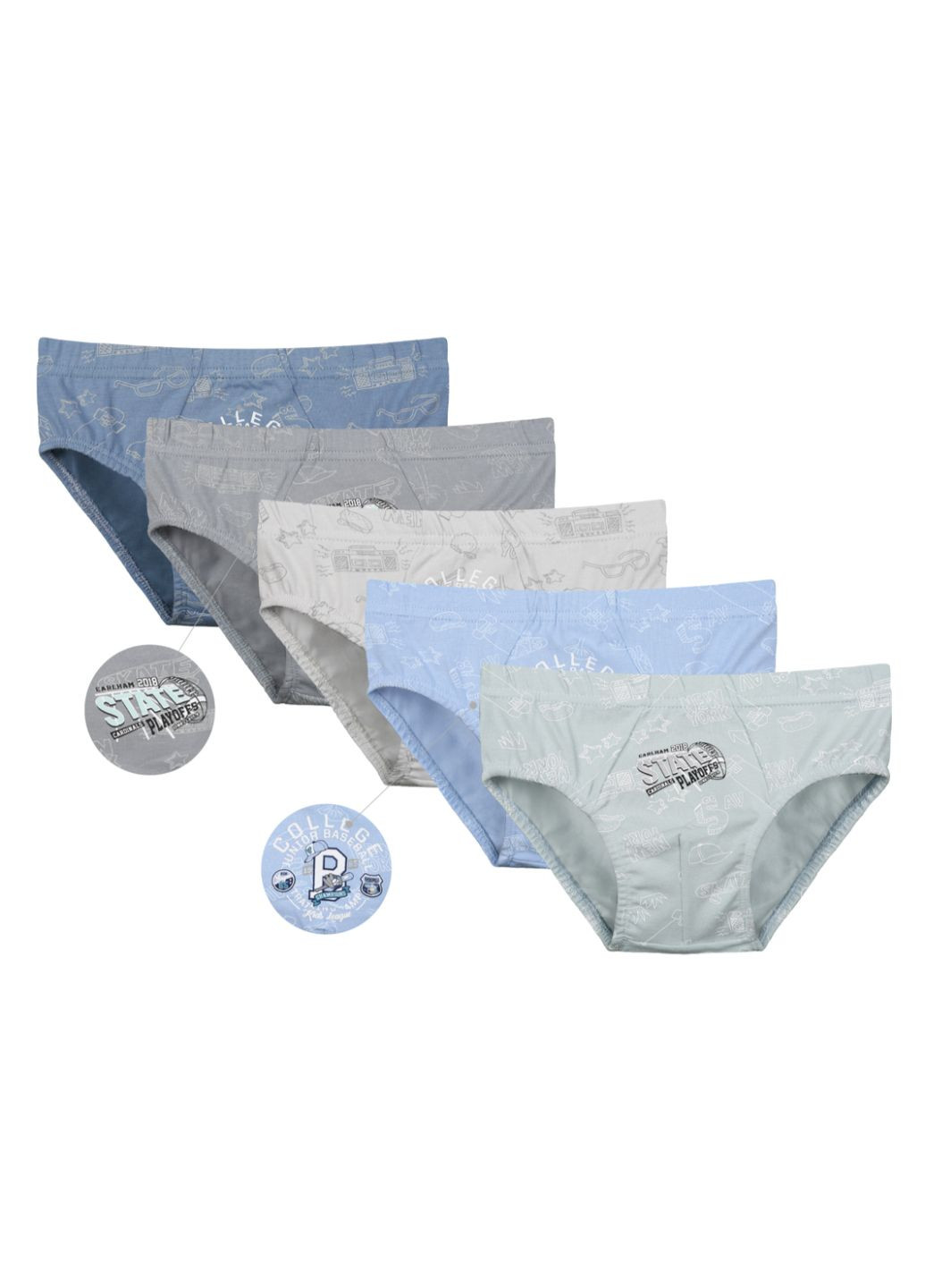 Набір (5 шт) трусів для хлопчиків Donella 7681B10 (306709303)