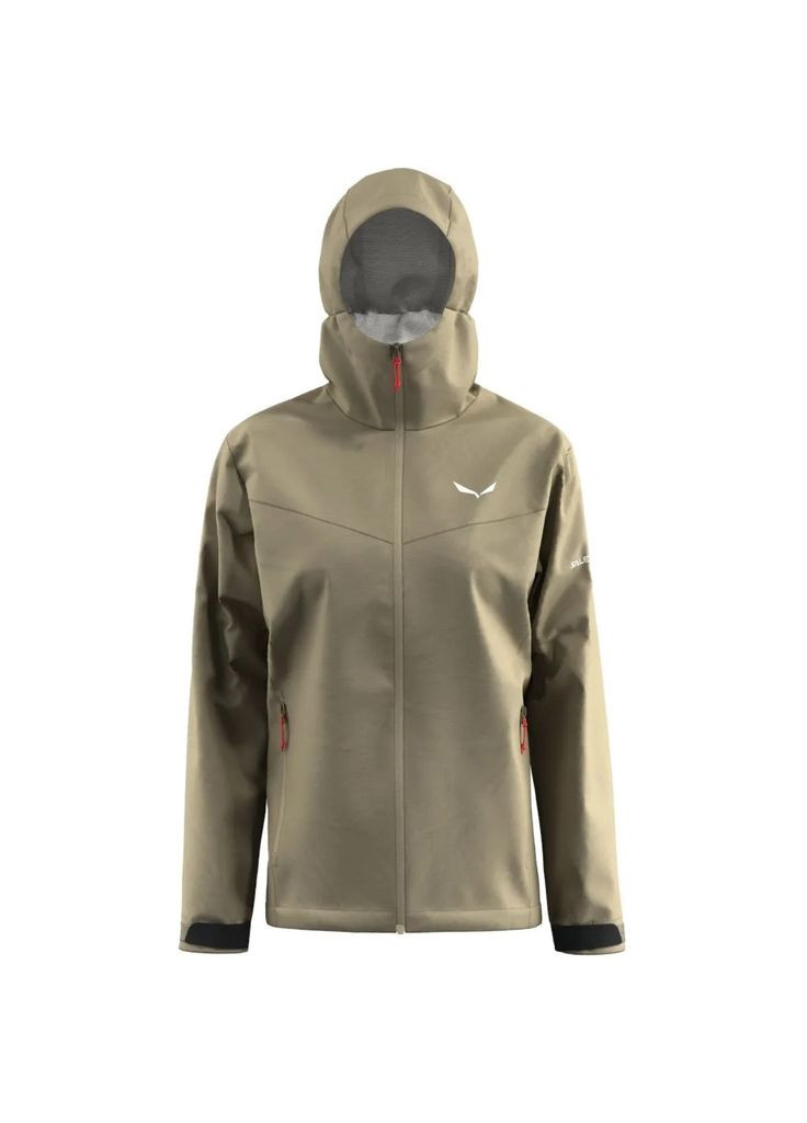 Коричнева демісезонна куртка puez aqua 4 ptx 2.5l wms 28616 7180 - 42/36 (m508822) Salewa Puez Aqua 4 PTX 2.5L Wms 28616 7180 - 42/36 - кори